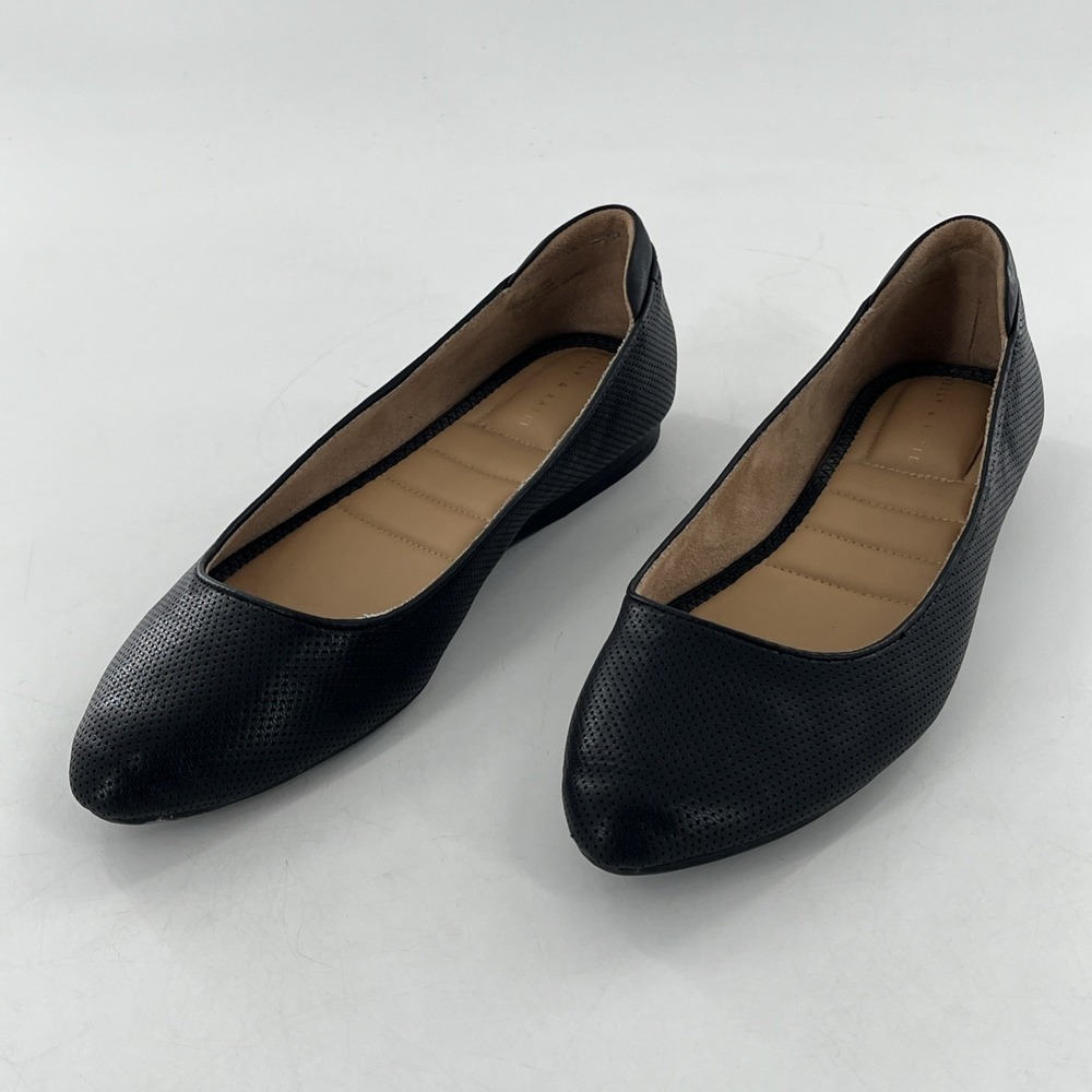 Kelly & Katie Ballet Flat Womens Black 11 M Laser Cut Perfoated Slip‎ On Arlie - Picture 4 of 14